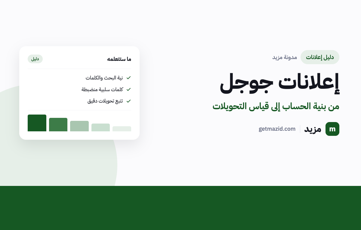 صورة مقال إعلانات جوجل للشركات السعودية: دليل بناء حملة مربحة من مدونة مزيد